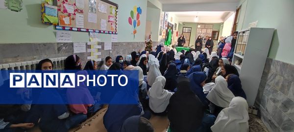 مراسم عزاداری شهادت حضرت فاطمه زهرا(س) در مدرسه شهید خاقانی شیروان