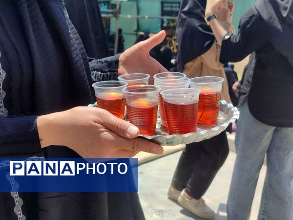 پیاده‌روی جاماندگان اربعین حسینی در شهر سورشجان