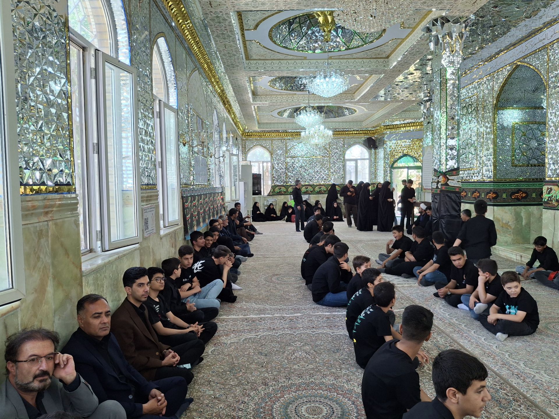 مراسم سوگواره «احلی من العسل» در شهرستان خدابنده برگزار شد