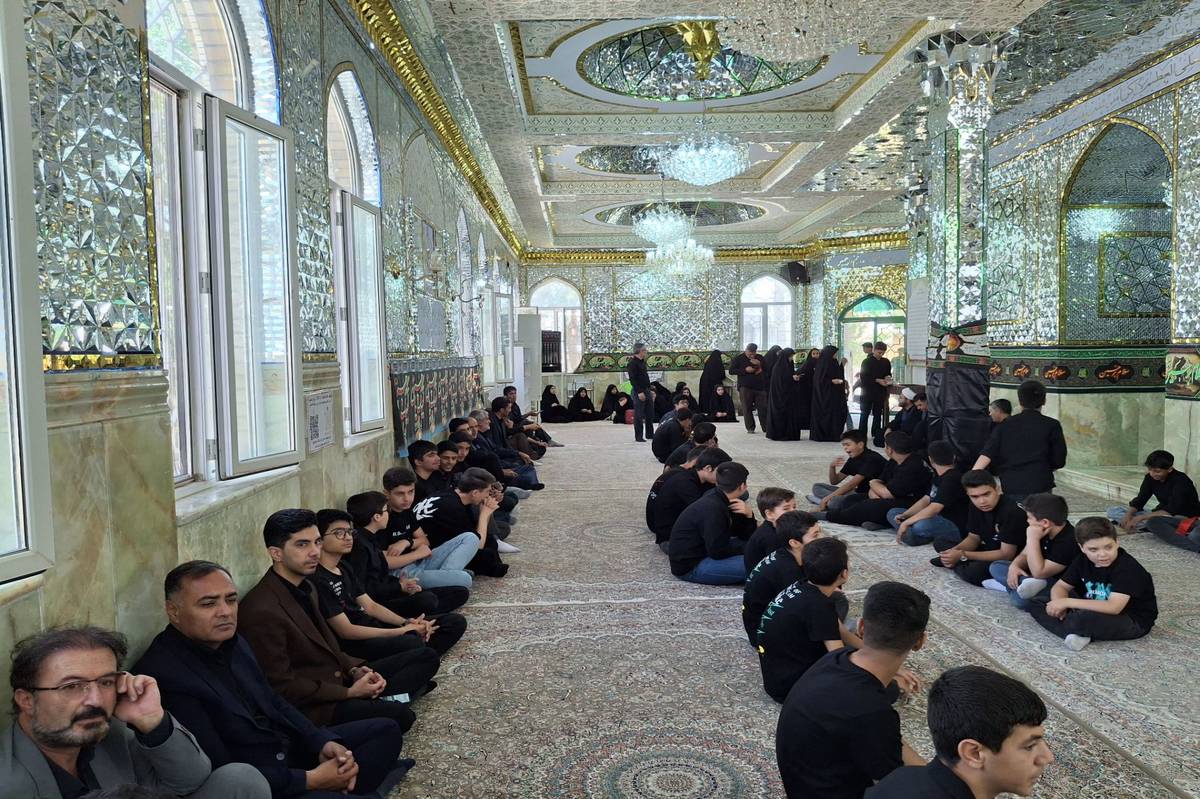 مراسم سوگواره «احلی من العسل» در شهرستان خدابنده برگزار شد