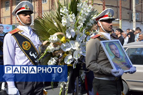 مراسم تشییع پیکر پاک شهید والامقام ابوالقاسم مهری در اسلامشهر