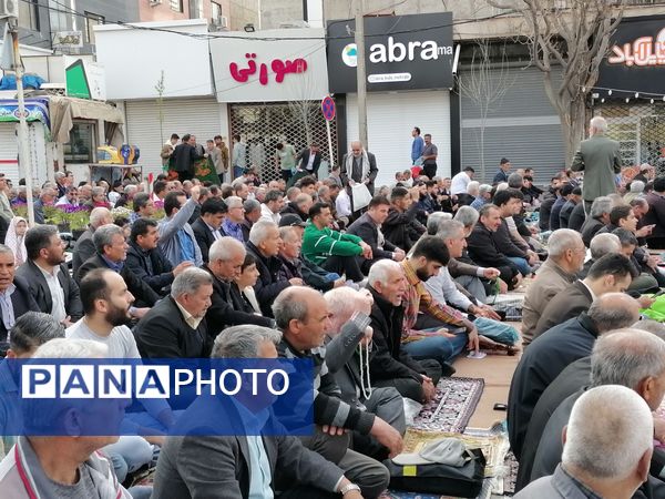  نماز عید فطر در شهرستان آبیک