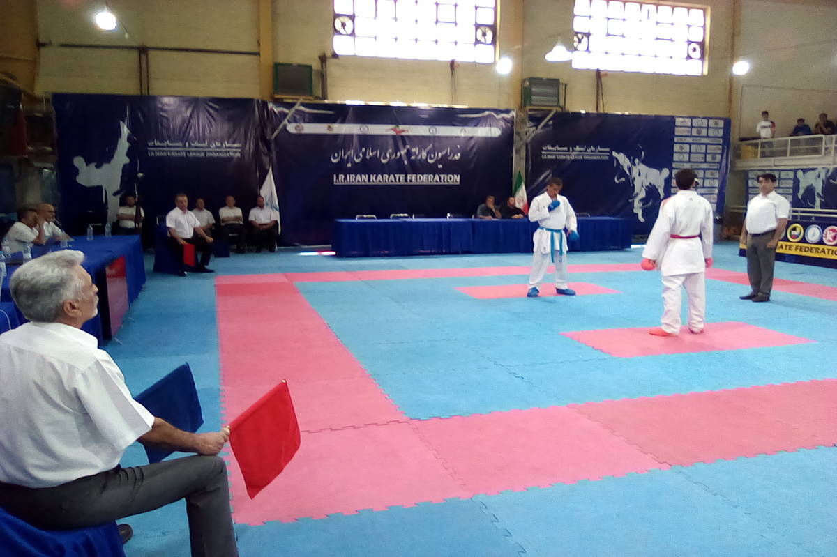 رقابت 31 کاراته کا پسر بر روی تاتامی انتخابی تیم ملی جوانان