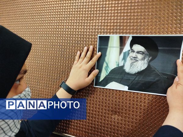 عزاداری مدارس سطح شهرستان خلیل‌آباد به‌مناسبت شهادت شهید سید حسن نصرالله
