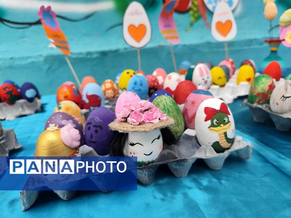 برگزاری جشنواره تخم مرغ رنگی در آموزشگاه دخترانه سارا،ملارد