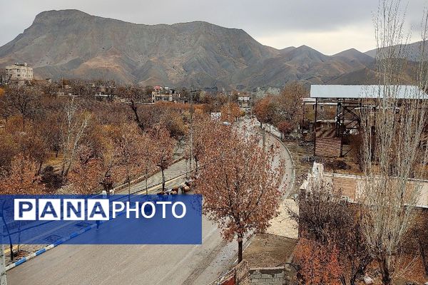 چهره شفاف و دل انگیز شهربارنیشابور با بارش  باران پاییزی  