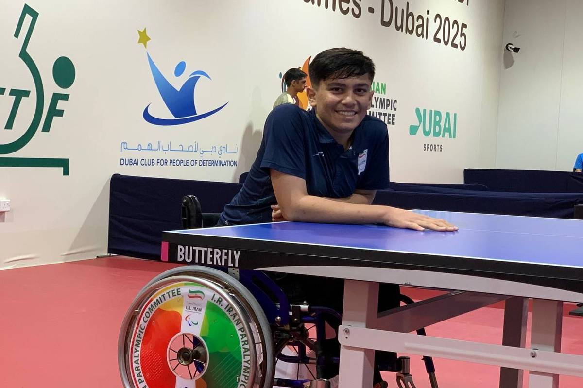 شکار سومین برنز از میز پاراتنیس‌روی‌میز‌ توسط پینگ‌پنگ‌بازان جوان ایران 