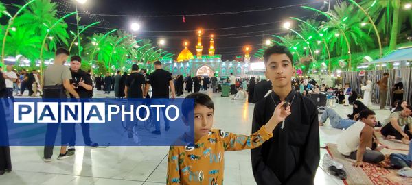 گزارش کوچکترین خبرنگار پانا از حال و هوای کربلای معلا 