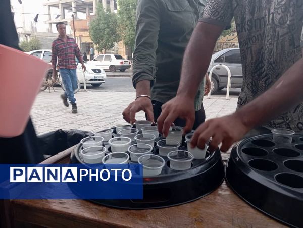 سوگ خورشید خراسان در حاجی‌آباد عزاداری شهادت امام رضا(ع)