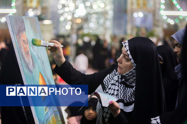 نقاشی «شهدای مقاومت» در پویش ایران همدل