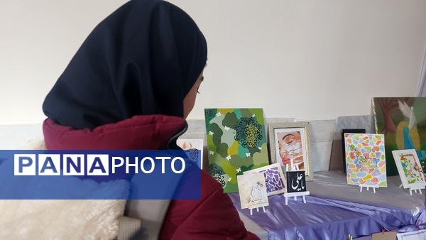 جوشش هنری دختران دبیرستان نجمه