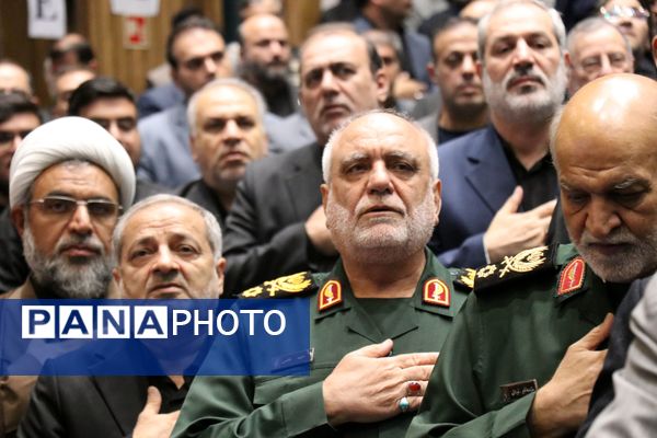 مراسم چهلم سردار شهید، محمد کاظمی در مشهد