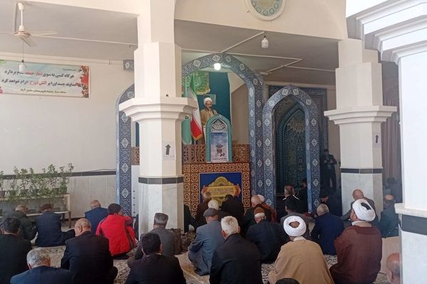 نماز عبادی سیاسی جمعه در خلیل آباد