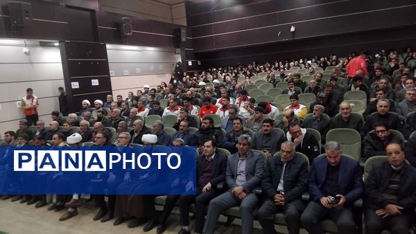 حضور پرشور مردم و مسئولان نورآباد در مراسم سالگرد شهادت سپهبد سلیمانی