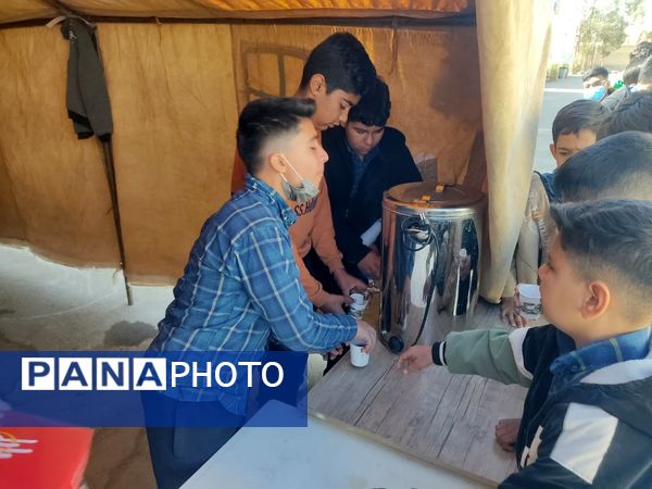 مراسم سوگواری شهادت حضرت فاطمه زهرا(س) در مدارس ابرکوه