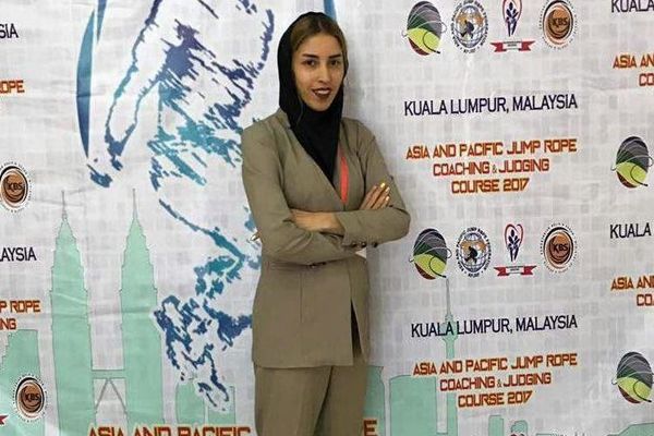 معلم سمنانی، تنها نماینده ایران در دوره پیشرفته داوری و مربیگری طناب‌زنی آسیا