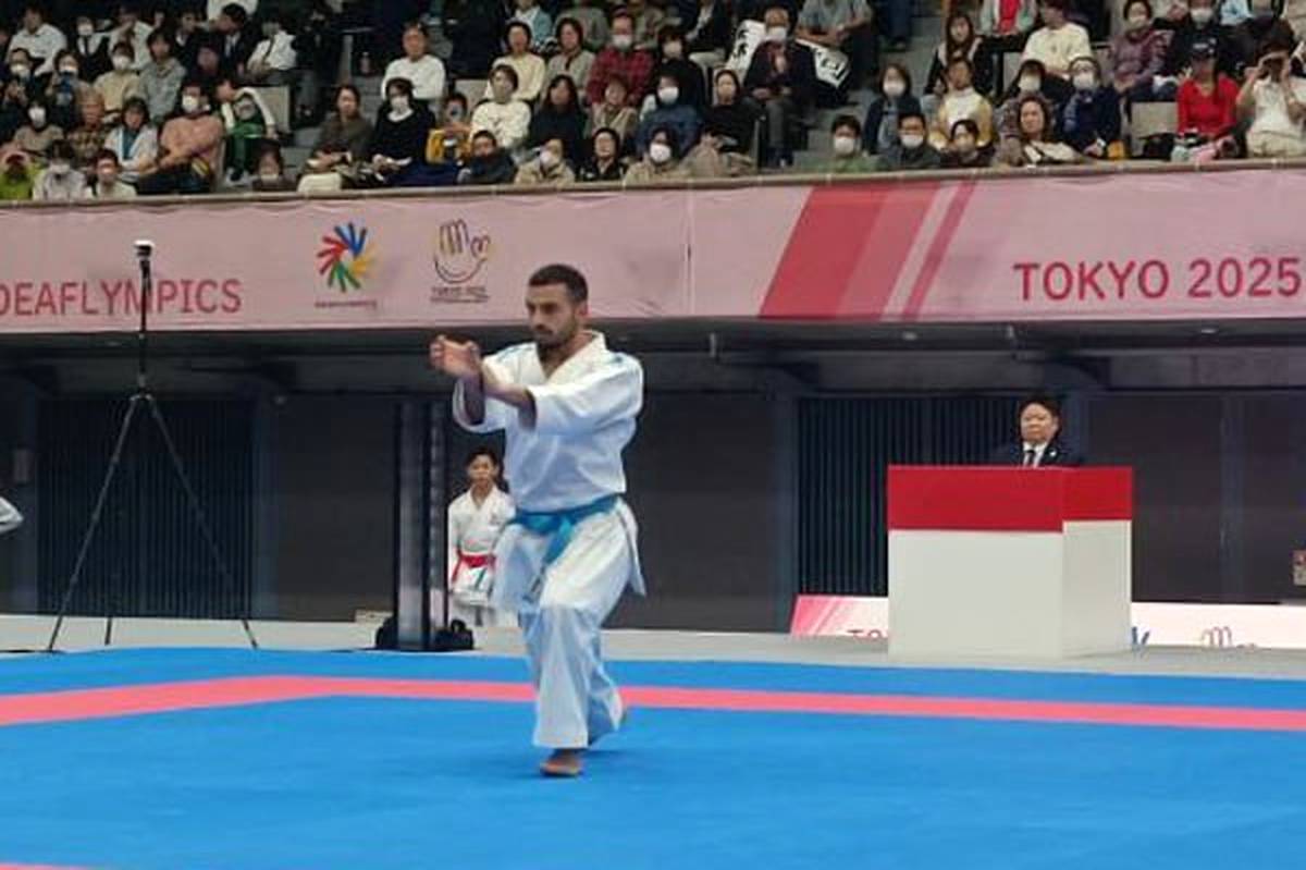 نایب‌قهرمانی پژمان گلچهره در کاتای المپیک ناشنوایان