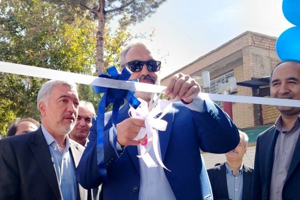 آئین افتتاح چمن مصنوعی سمپاد آموزشگاه شهید بهشتی نیشابور