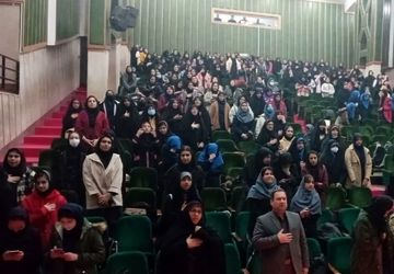حضور پر شور دختران منطقه ۱۰ در آزمون لیگ جت (جهاد تبیین)