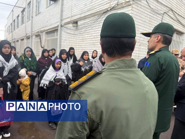 کاروان راهیان نور بسیج دانش‌آموزی سراب و مهربان 