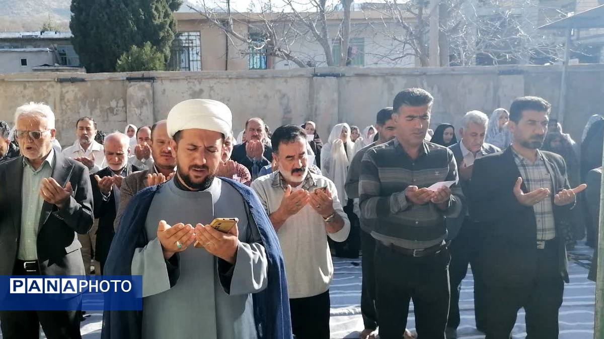 اقامه نماز عید فطر در دهستان کریک