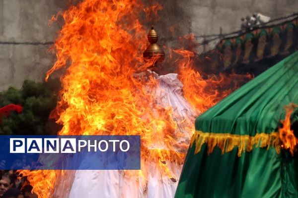 سنت قدیمی شبیه‌خوانی و خیمه‌سوزی در تبریز