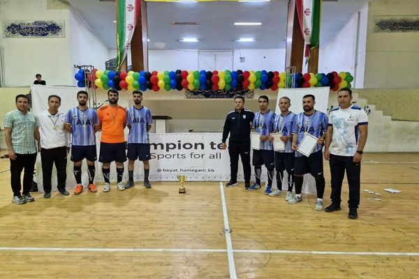 قهرمانی تیم فوتسال آموزش و پرورش در جام ادارات بویراحمد