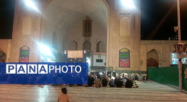مراسم عزاداری سیدالشهدا (ع) در مسجد جامع نیشابور