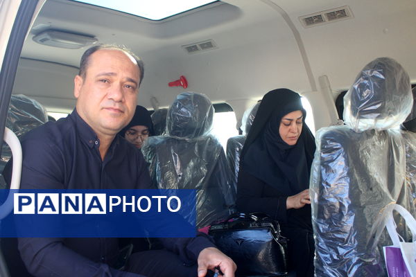 اعزام دانش‌آموزان پیشتاز استان بوشهر به مشهد مقدس
