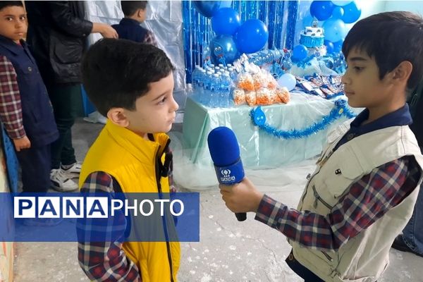 برپایی جشن آب در دبستان سرافراز ناحیه۷ مشهد 