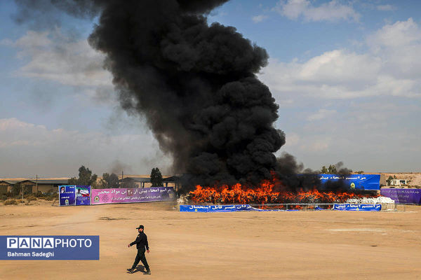 امحای ۲۰ تن مواد مخدر