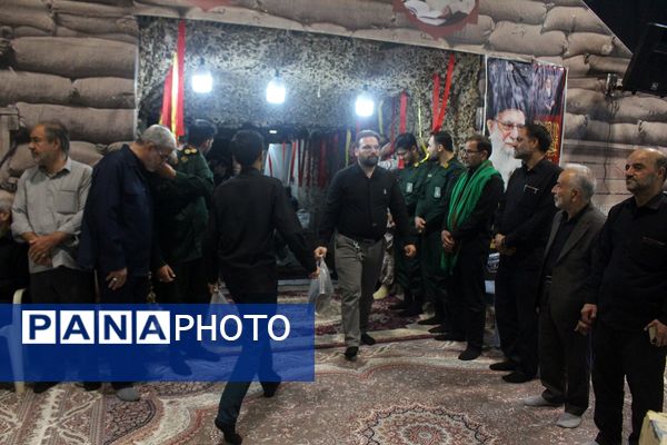مراسمی به یاد شهدا در ایام رحلت حضرت معصومه(س)