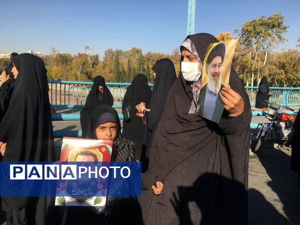 اجتماع بزرگ عزاداران حضرت زهرا(س) همزمان با تشییع شهیدان گمنام دفاع مقدس