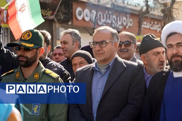  مراسم گرامیداشت راهپیمایی ۲۲ بهمن در شهرستان فیروزکوه