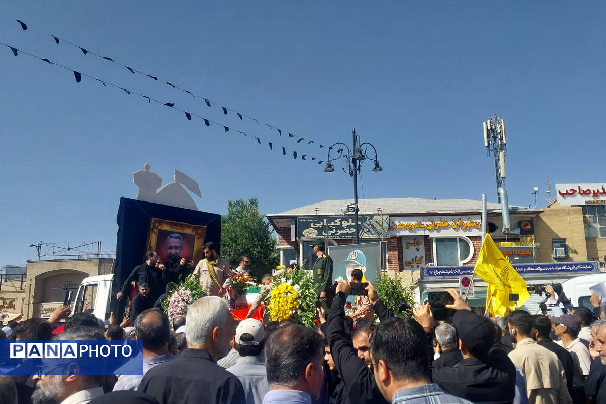شیراز میزبان پیکر مطهر یکی از سرداران بزرگ انقلاب
