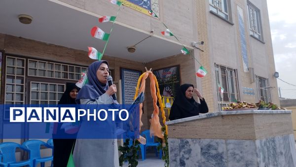 نواخته شدن زنگ مهر در مدارس شهرستان خلیل‌آباد 