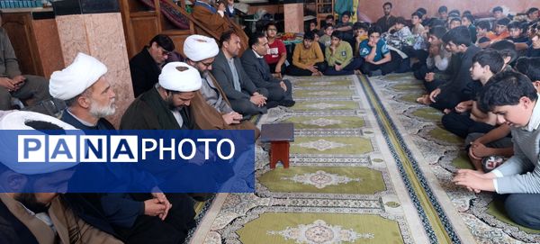 جلوه‌هایی از اعتکاف پسران آشخانه 