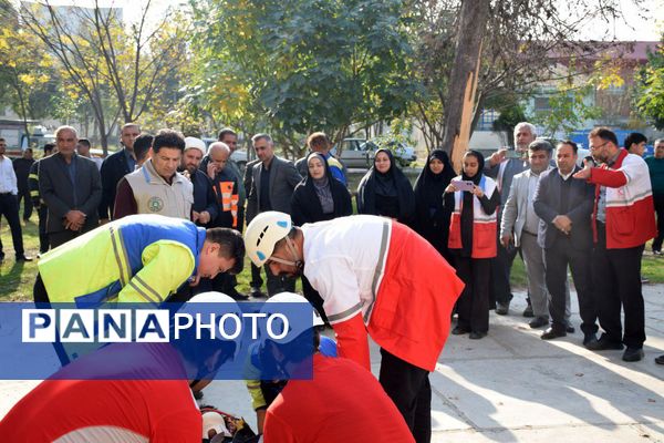  مانور زلزله در کردکوی