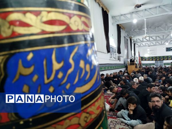 حضور امام جمعه کاشمر در جمع عزاداران روستای ممرآباد