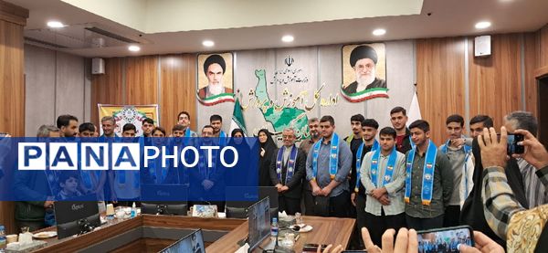 ۱۴ نوجوان گیلانی با بدرقه باشکوه راهی حج عمره شدند