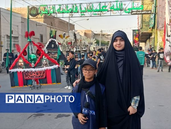 اجتماع بزرگ نوجوانان حسینی در دسته عزای احلی من العسل در کاشان