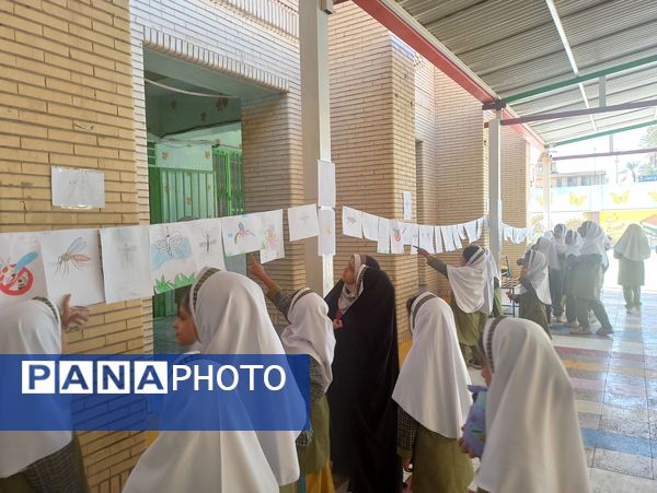 پشه آئدس سوژه نقاشی دانش‌آموزان شد