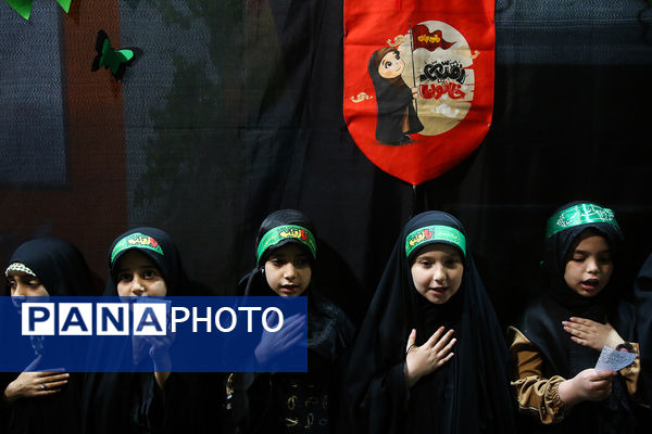عزاداری کودکان هیات «زیر گنبد طلا» برای دختر سه ساله امام حسین(ع)