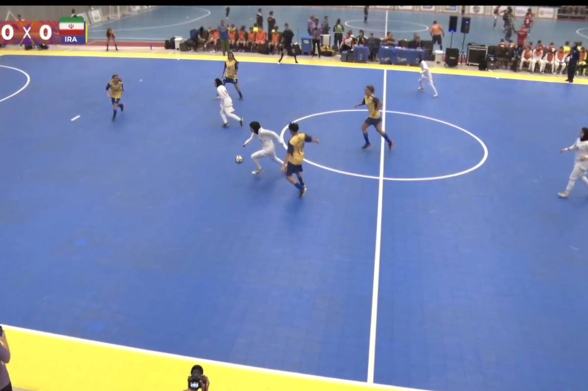 شکست میلیمتری دختران دانش‌آموز ایران مقابل برزیل۲