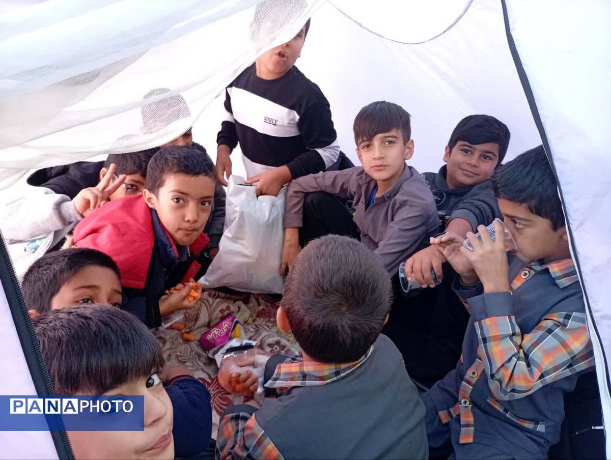 اردوی درون مدرسه ای روز دانش آموز در دبستان شهید پسندیده فدافن 