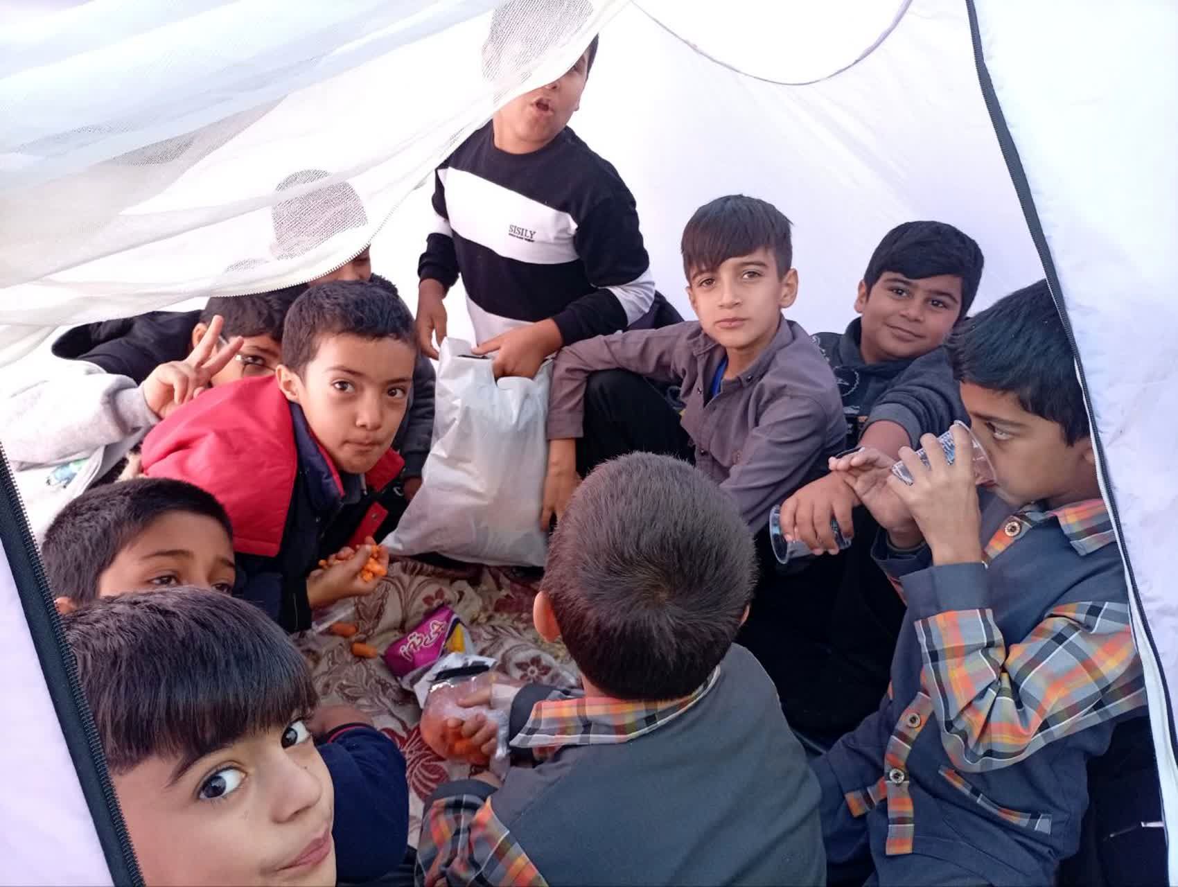 اردوی درون مدرسه ای روز دانش آموز در دبستان شهید پسندیده فدافن 