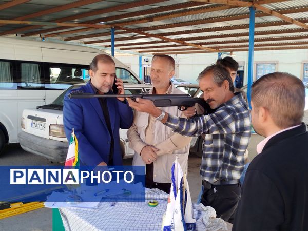 مسابقه تیر اندازی کارکنان اداره آموزش و پرورش کاشمر