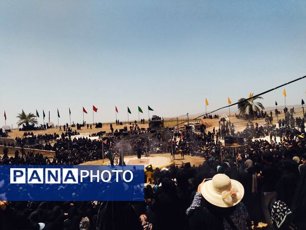 تعزیه خوانی و زنجیر زنی در روستای بزرگ فدیشه نیشابور