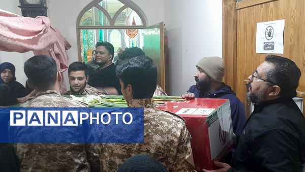 شهید گمنام مهمان محله الهیه شد