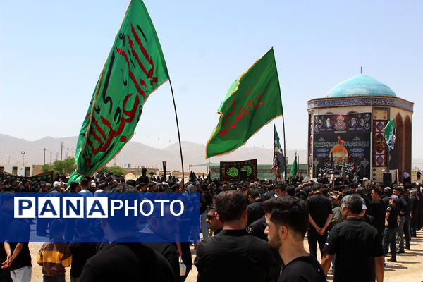 عزاداری تاسوعای حسینی در شهر درق 